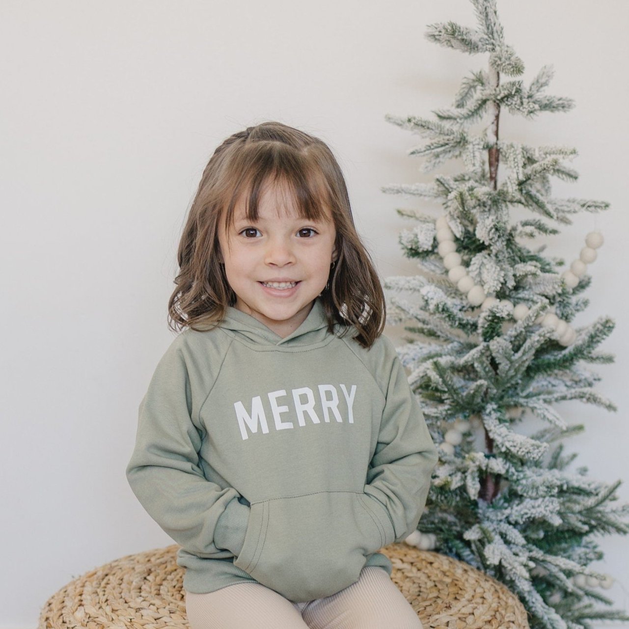 Merry Christmas Graphic Hoodie or Crewneck Sweatshirt | Baby & Toddler