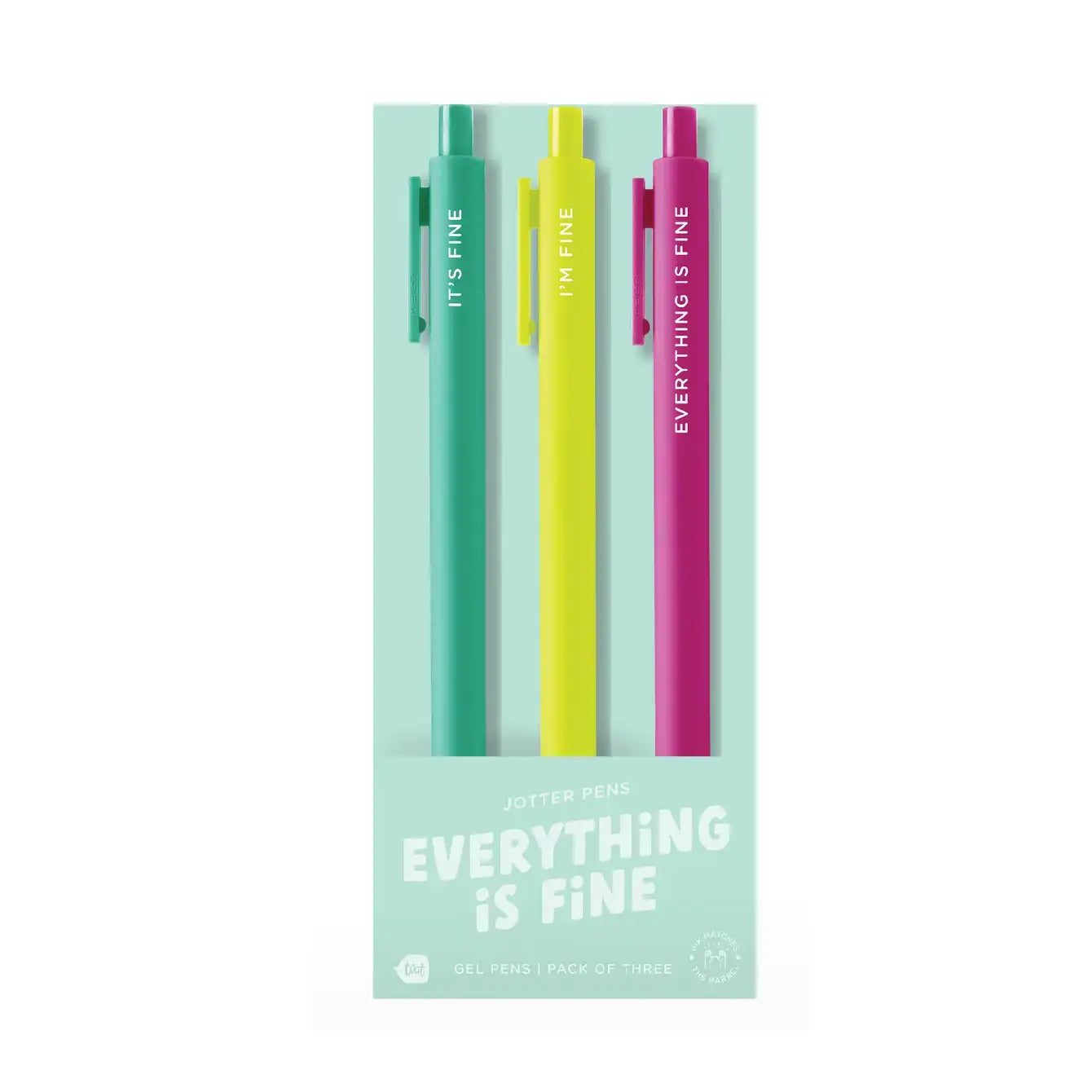 Everything is Fine Jotter Pen Set