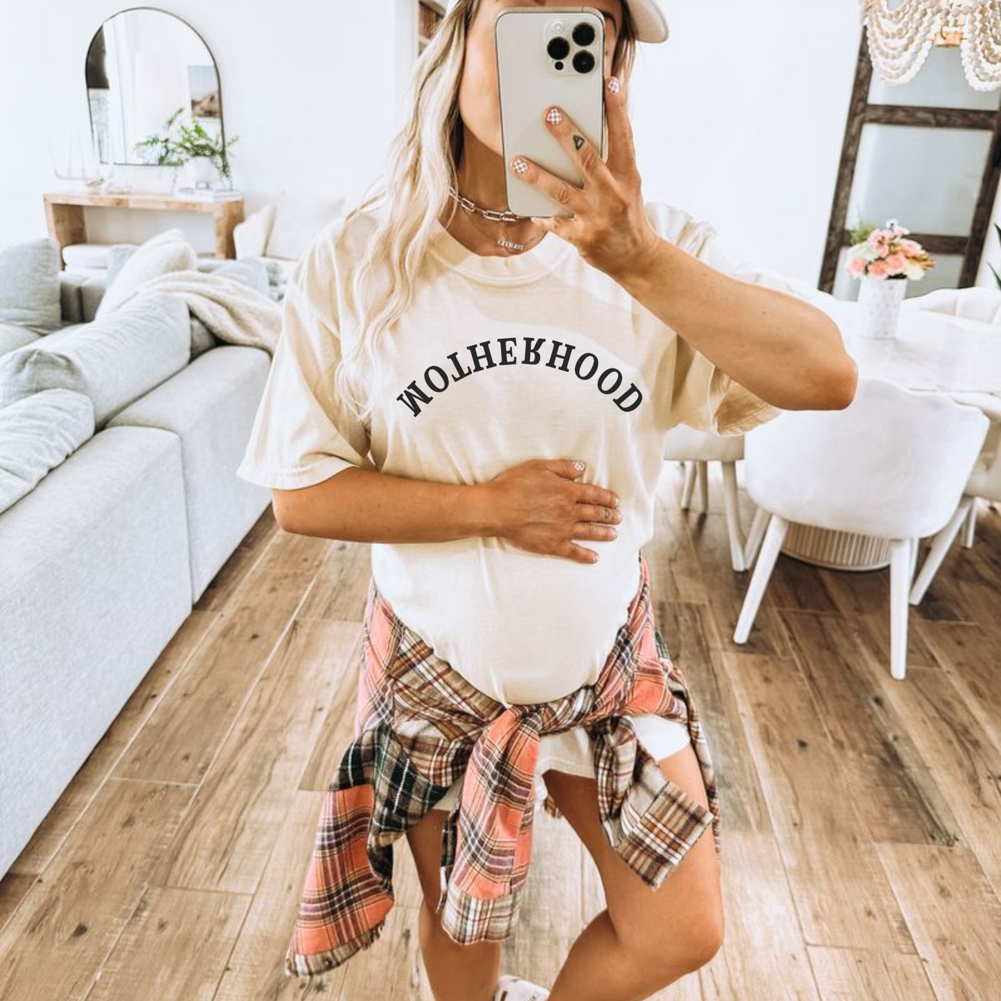 Motherhood Upside Down Tee