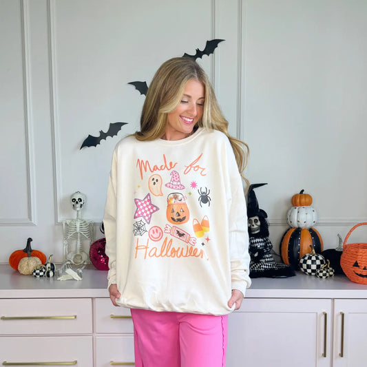 Made for Halloween Crewneck | Adult & Kids