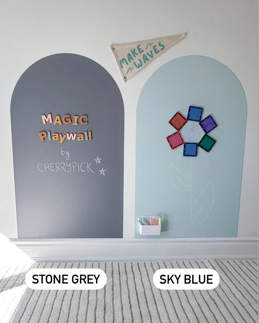 Magic Playwall Magnetic Wall Decal | 4 Colorways