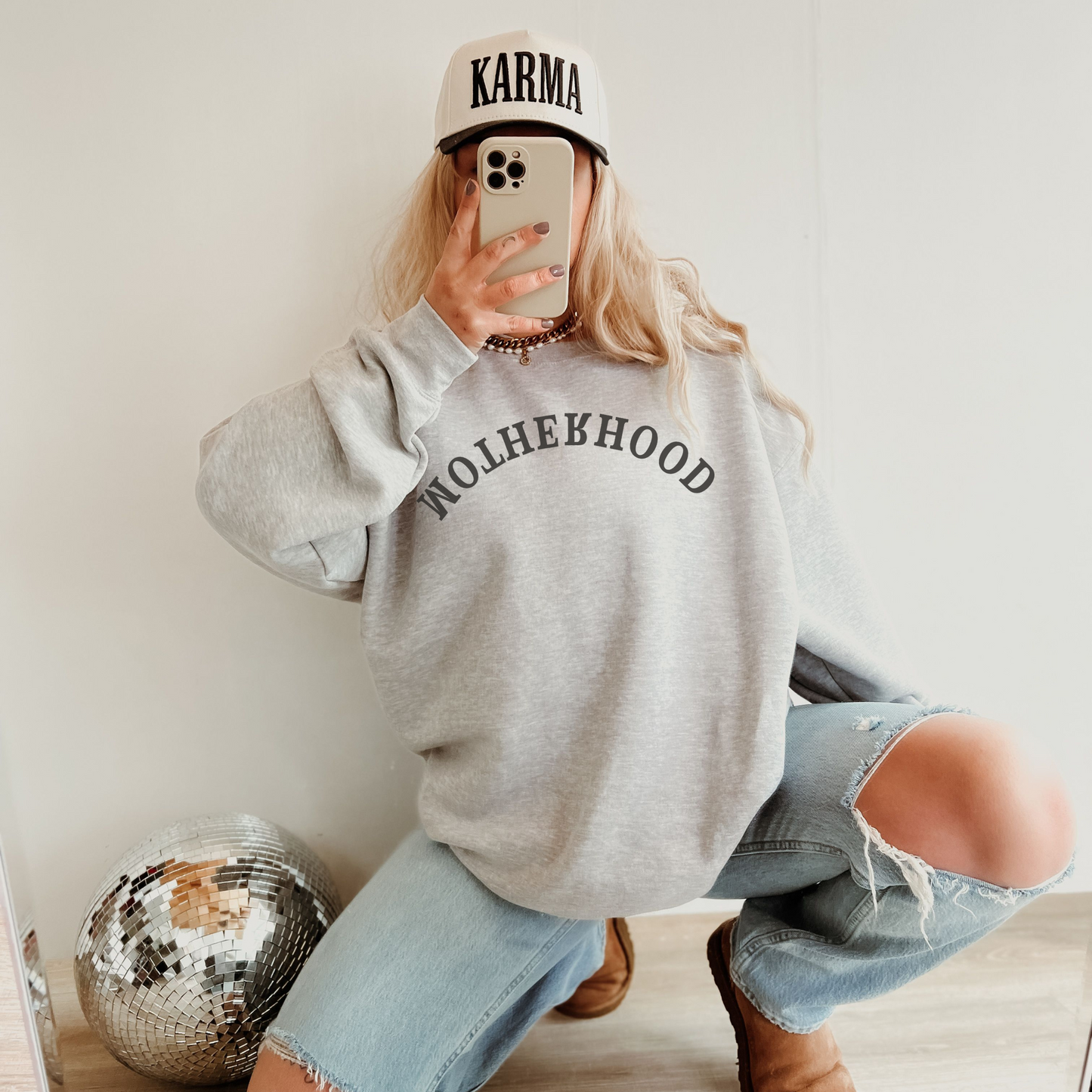 Motherhood Crewneck Sweatshirt | Multiple Colorways Option
