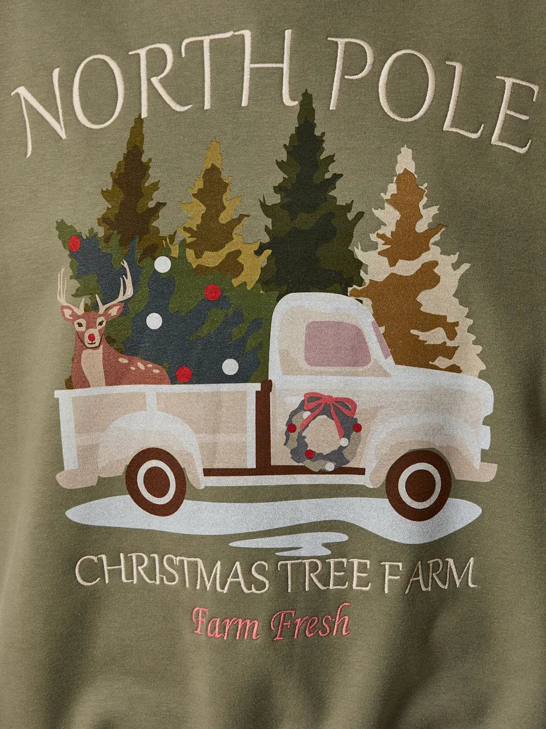 North Pole Tree Farm Sweatshirt | Women