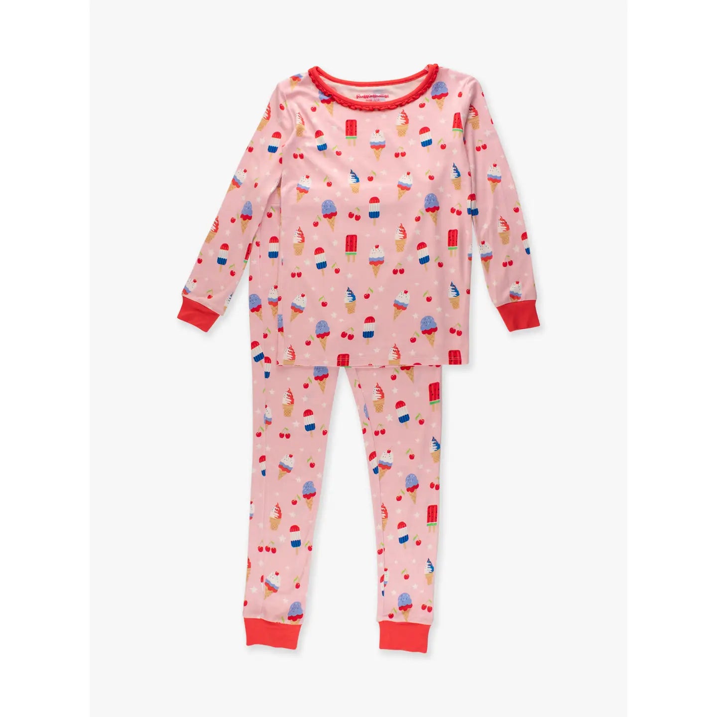 Sweet Freedom Bamboo Ruffle Pajama Set | Kids