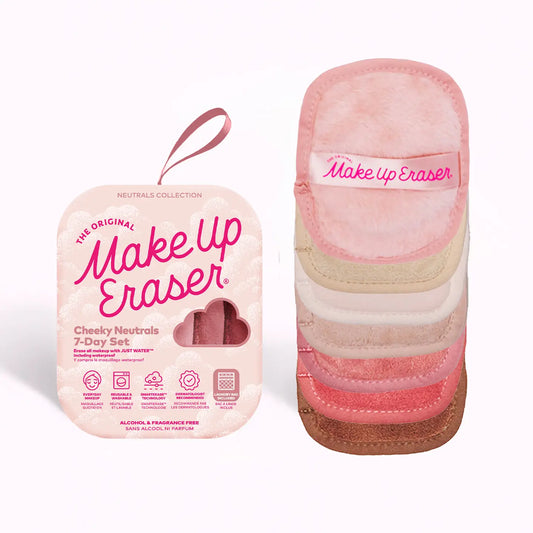 Sweet Cheeks Neutral 7-Day Make-Up Eraser Set