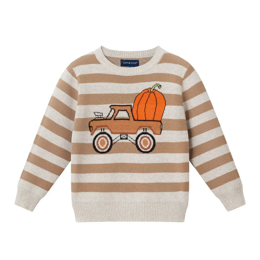Pumpkin Truck Sweater | Toddler & Kids