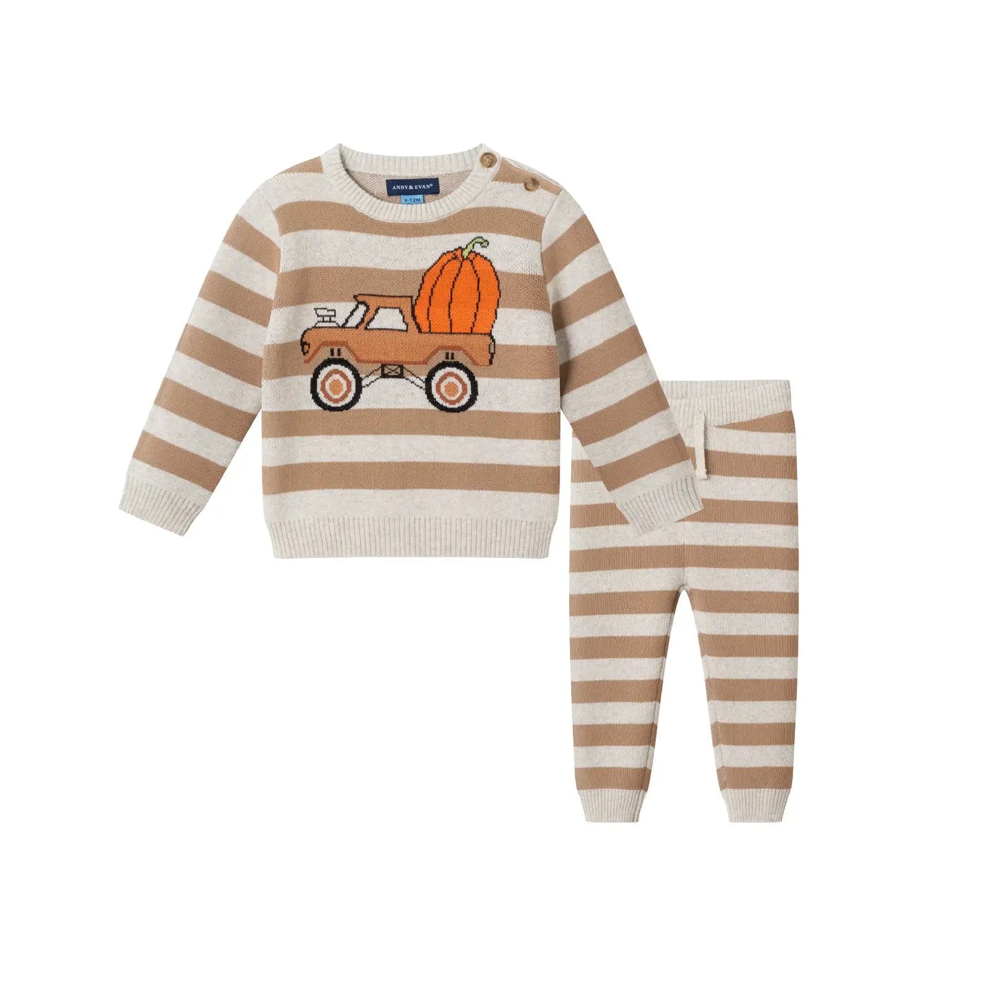 Pumpkin Truck Sweater & Pant Set | Baby