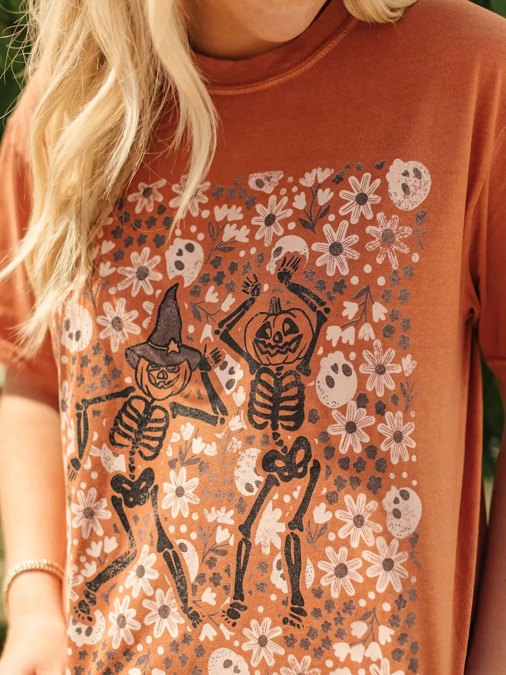 Floral Skeleton Tee | Adult