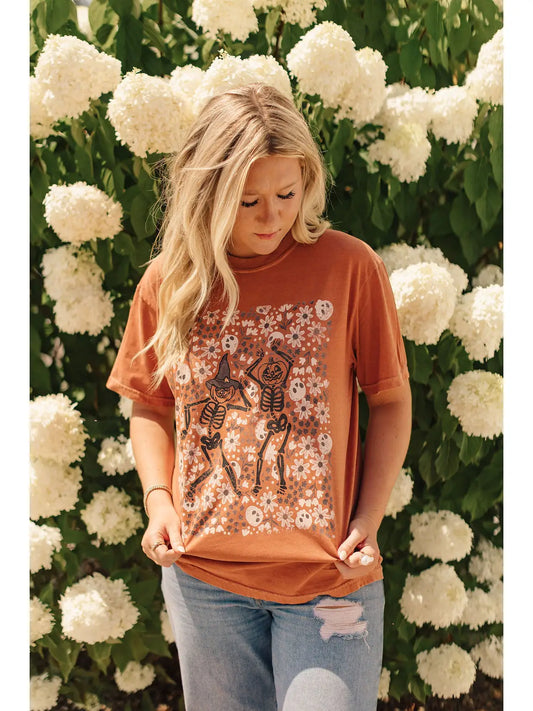 Floral Skeleton Tee | Adult