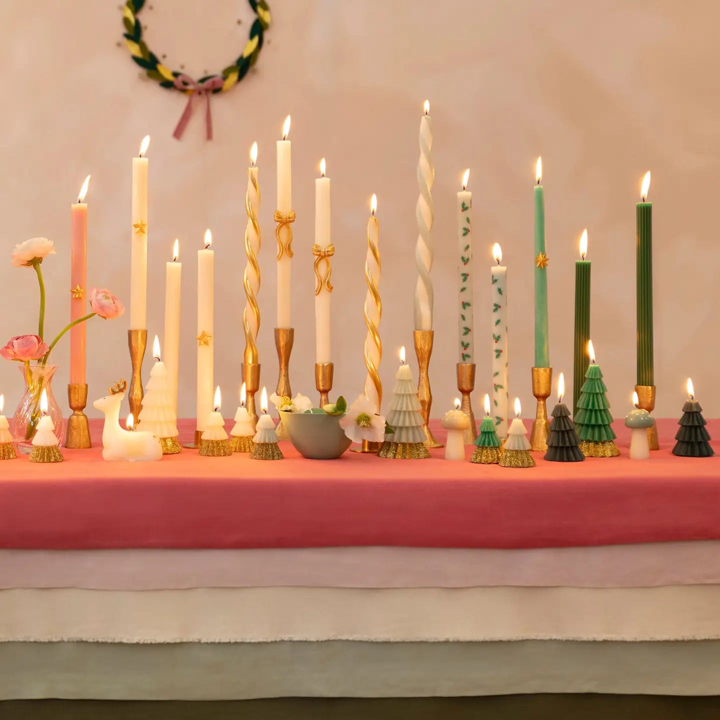 Holiday Taper Candles